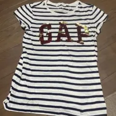 GAP KIDS ボーダー スパンコール Tシャツ XXLのサムネイル