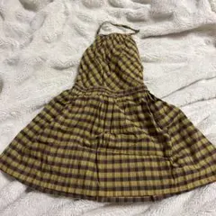 CARAMEL エプロン型ワンピース