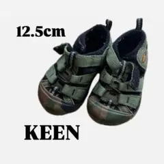 KEEN カモフラージュ ベビーサンダル 12.5cm