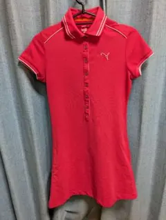 ≫（♥-4）レディース y2k PUMA ポロタイトワンピ