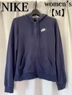 NIKE ナイキ パーカー ジップアップパーカー ネイビー レディース M