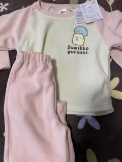 【新品未使用】すみっコぐらし ベビーパジャマ 100cm ピンク 【タグ付き】