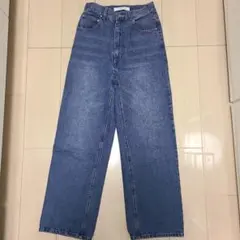 Lugnoncure　ルノンキュール ブルーワイドレッグデニム　Sのサムネイル