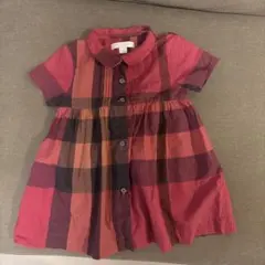 Burberry チェック柄 ワンピース　80のサムネイル
