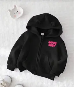Cozy Pixies ベビー　グラフィック フード付きジップアップパーカー