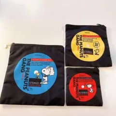 Afternoon tea アフタヌーンティー　スヌーピーポーチ　3種　レコード