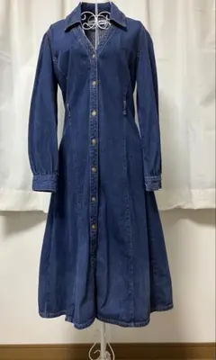 ZARAデニムロングワンピース