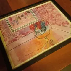 パステルと英国製水彩絵の具で描かれた原画 花瓶の花 39cm×53cm | Mercari