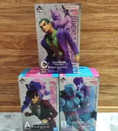 ジョジョ　一番くじ　A賞　B賞　C賞 フィギュア3点セット
