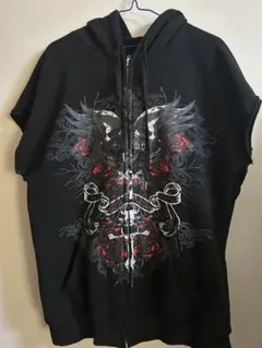 y2k メンズ　ノースリーブパーカー