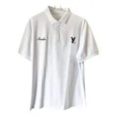 【美品】ゴルフフリークス 半袖 ポロシャツ メンズ 2XL ロゴ ゴルフウェア