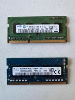 ノートPC用メモリ 4枚セット (4GB×2, 2GB×2) - メルカリ