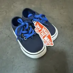 VANS OFF THE WALL ネイビー キッズスニーカー