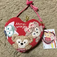 【美品】新品未使用タグ付き♡ダッフィー＆フレンズ♡パスケース♡コインケース♡