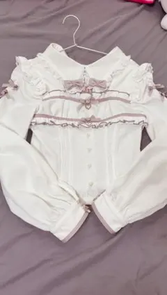 LIZ LISA リボンフリル長袖ブラウスのサムネイル