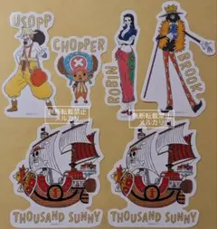 ONE PIECE ワンピース 3COINS ステッカー シール 6枚セット