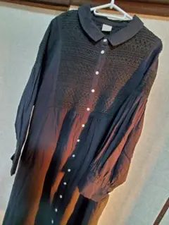 TSUHARU by Samansa Mos2 スモッキング裾レースワンピース