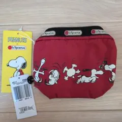 LeSportsac PEANUTS 赤いポーチ