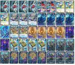 デュエルマスターズ　ドロマー神帝デッキ　本格構築　スリーブ付き