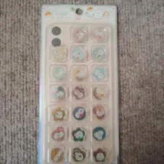 新品未使用　シマエナガ　だいふくエナガ喫茶　おはじきシール　KiraCoro