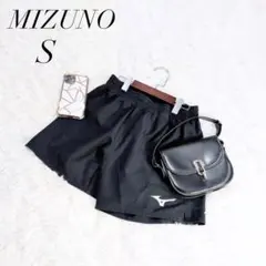 ミズノ/ショートパンツ/ロゴ/速乾/ブラック/Sサイズ/スポーツ/ウエストゴム