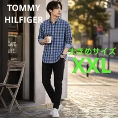 TOMMY HILFIGER チェック　シャツ 長袖　XXL 大きいサイズのサムネイル