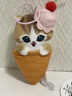 mofusand モフサンド アイスにゃん マスコット さくらんぼ ぬいぐるみ