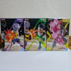 HUNTER×HUNTERフィギュア ゴン キルア ヒソカ G.I.編3体セットのサムネイル