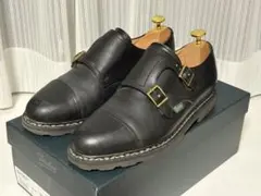 【美品】パラブーツ ウィリアム ダブルモンクストラップ 黒 6.0 フランス製