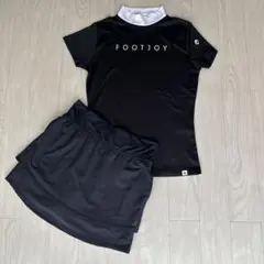 FootJoy ゴルフウェア モックネックシャツ &二重フレアスカートセットのサムネイル