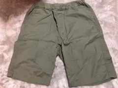 UNIQLO キッズ ハーフパンツ 160 カーキ