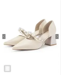 GRL グレイル　パールストラップパンプス　23cm