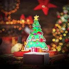 卓上クリスマスツリー LEDスタンド テーブルライト アクリルスタンド