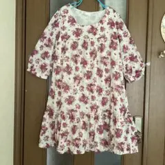 未使用　NICE CLAUP ふんわり花柄 ワンピース