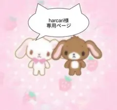 harcari様 専用ページ