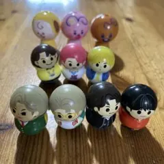 BTS TinyTANクーナッツ　BT21つみつみだんごま　セット