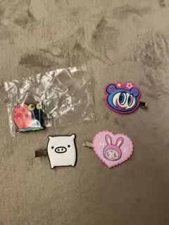 ヘアクリップ まとめ売り 4個 メゾピアノ エンジェルブルー他