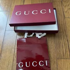 GUCCI 赤 ショップ袋 中型、箱