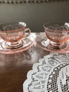 フォストリア　エアルーム　ウラン　ガラス　グラス　黄色　ワセリン　プレート　皿 ガラスプレート フルーツ おしゃれ お皿 かわいい デザート皿