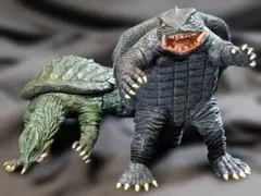 昭和ガメラ＆スケスケ頭（エクスプラス）ソフビフィギュア未開封2体