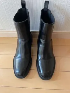 ZARAブラック レザー 中ヒール