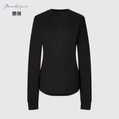 UNIQLO Mame ヒートテックウールブレンドクルーネックT （長袖）S 黒