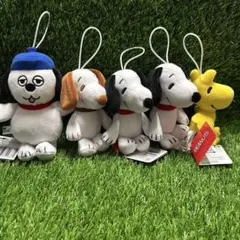 新品タグ付き SNOOPY スヌーピー　マスコット みんなといっしょ 全5種