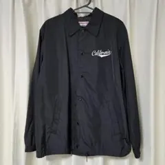 California刺繍ボタンジャケット 黒