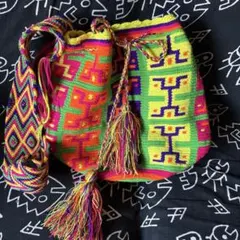 Wayuu ワユーモチラバッグ　ド派手カラー