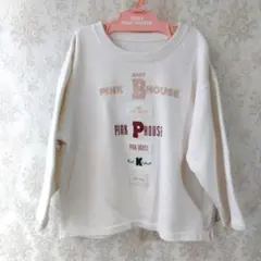 難ありBABYPINKHOUSE トレーナー ホワイト １００センチ