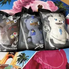 新品未開封　USJ ハミクマ　キャラメル　マシュマロ　グミポーチ　3種セット