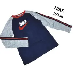 【NIKE】ナイキ カットソー 長袖 ビッグロゴ 150cm スポーツ 160