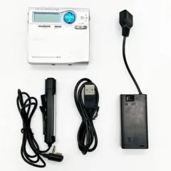 Victor XM-C17-S ポータブルMDプレーヤー リモコン付 動作未確認