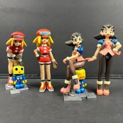 中古 ロックマンDASH・トロンにコブン フィギュア ロールちゃん トロン 4個のサムネイル